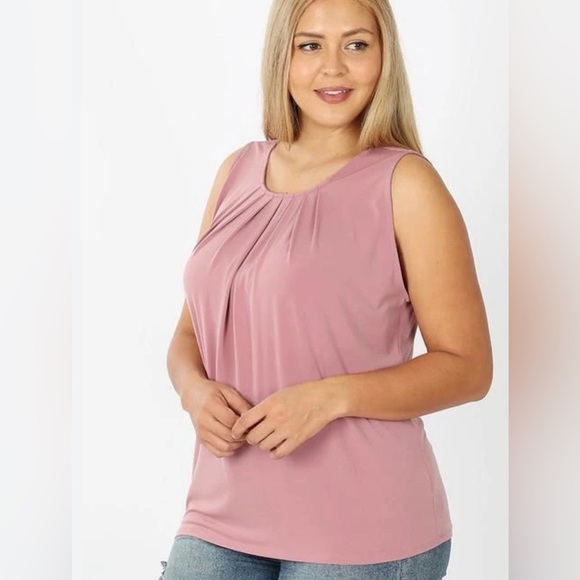 Lucky Brand Women's XL pink  Sleeveless Blouse Shirt Top - Picture 1 of 15